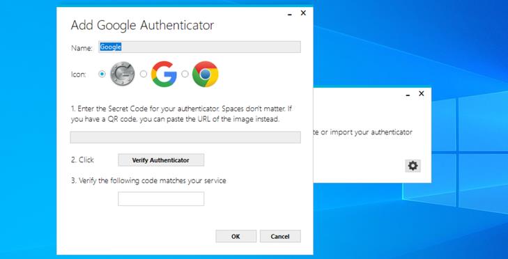 如何在Windows 10上使用谷歌Authenticator生成2FA代码？