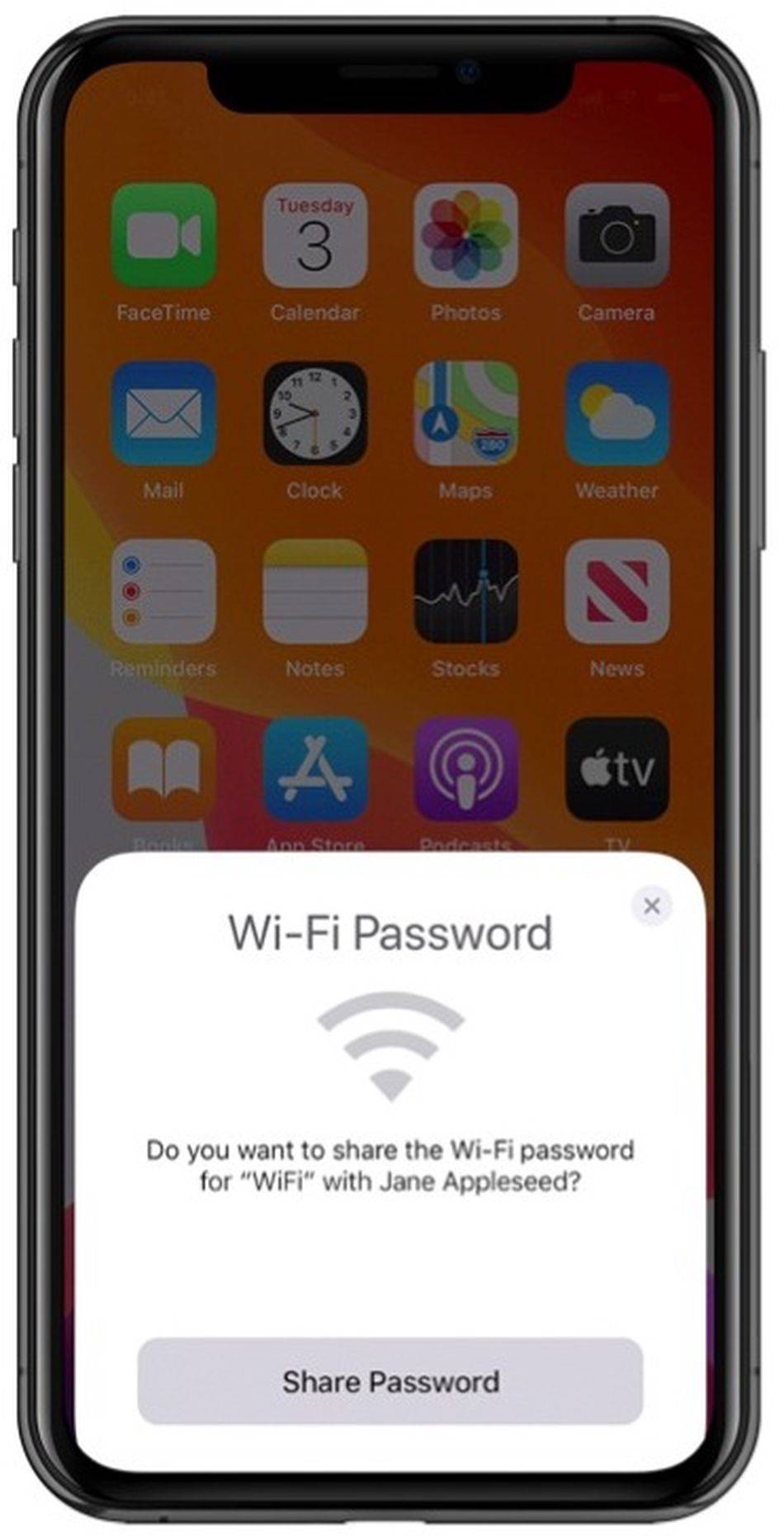 苹果手机共享wifi密码_手机共享wifi密码设置_苹果如何共享wifi密码