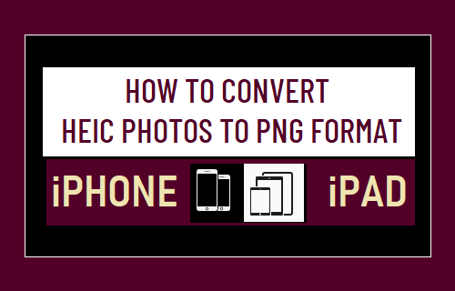 在 iPhone 和 iPad 上将 HEIC 照片转换为 PNG 格式