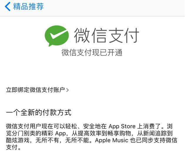 苹果支付日本支付方式_苹果id日本支持微信支付_日本苹果id怎么用微信支付