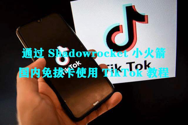 Shadowrocket 国内免拔卡使用 TikTok 教程